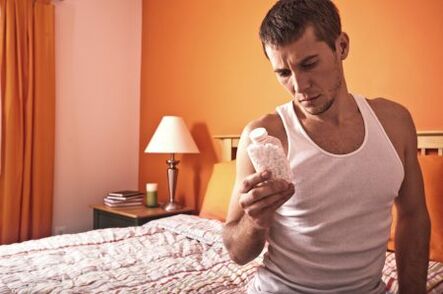 A man with prostatitis