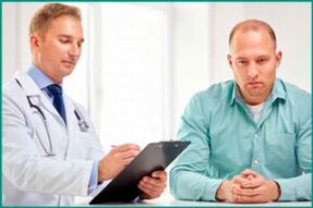 Patient at the doctor's recipient