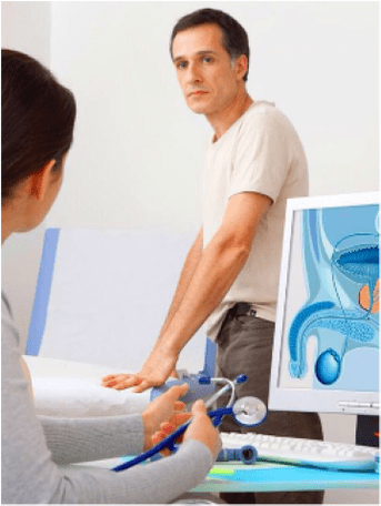 Determine the type of prostatitis in a man