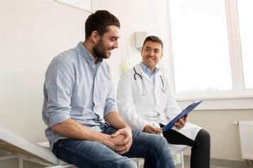 The urologist prescribes treatment for prostatitis to the patient